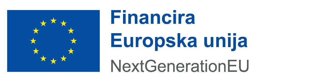 Sufinancirano sredstvima Europske unije - NextGenerationEU